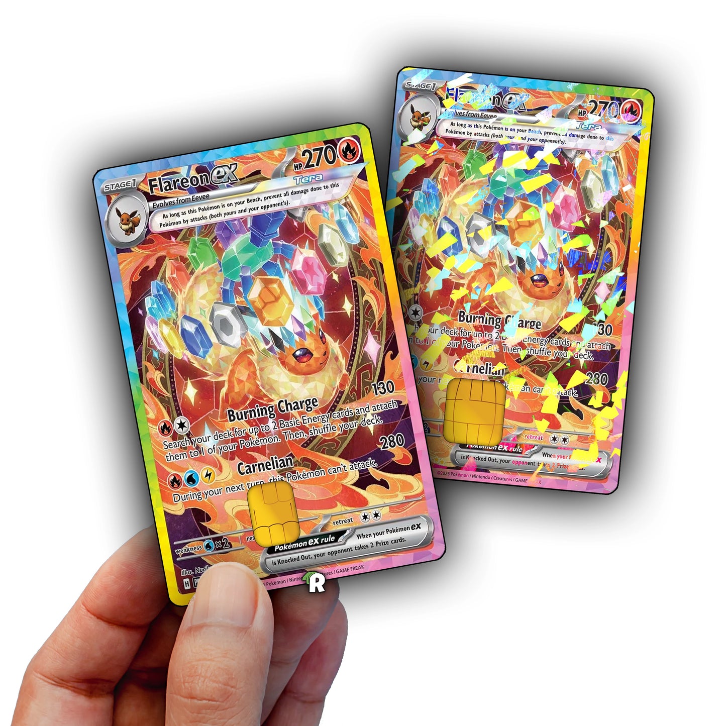 Terastal Flareon Credit Card Skin