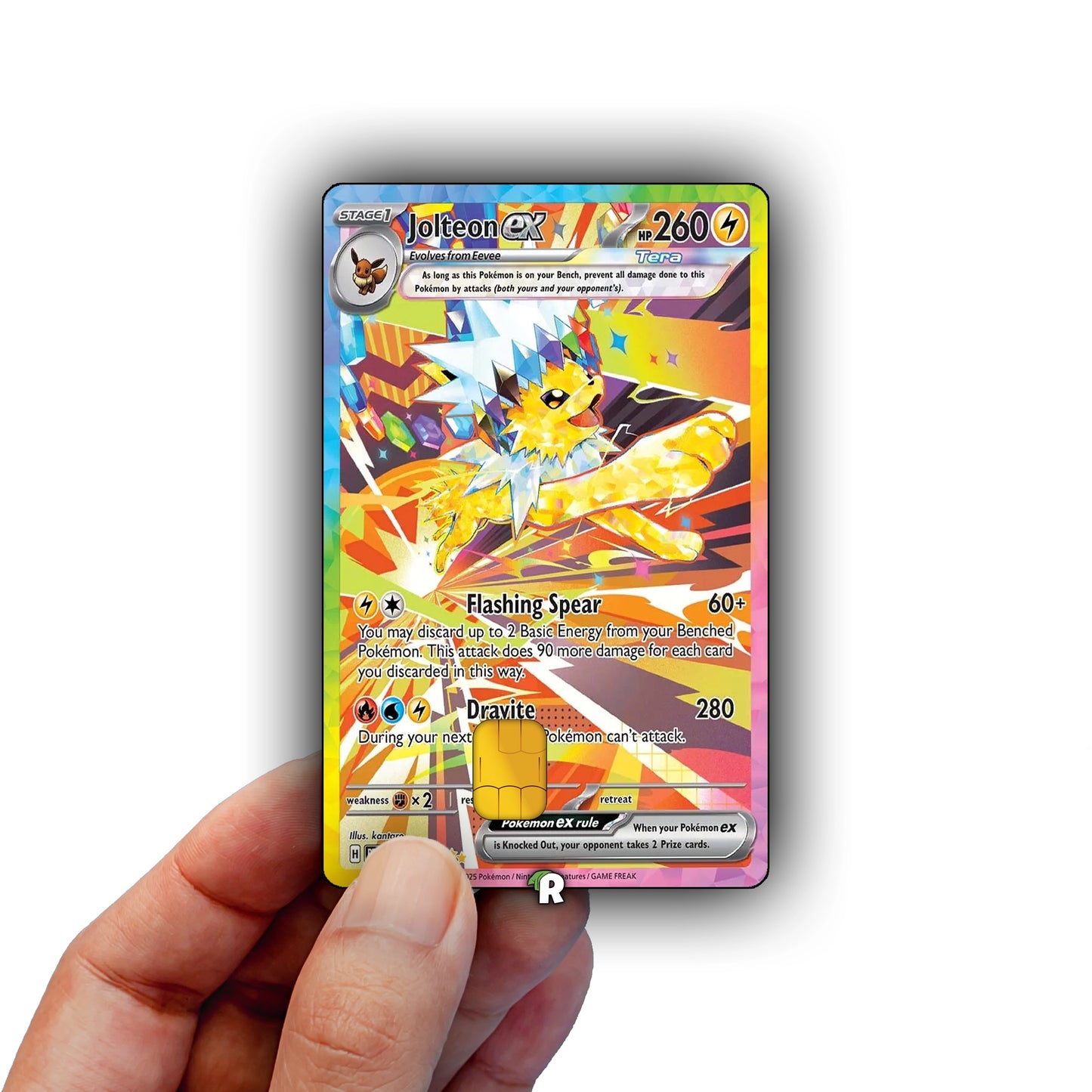 Terastal Jolteon Credit Card Skin