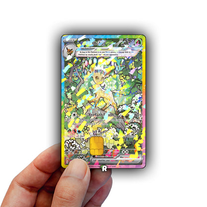 Terastal Leafeon Credit Card Skin