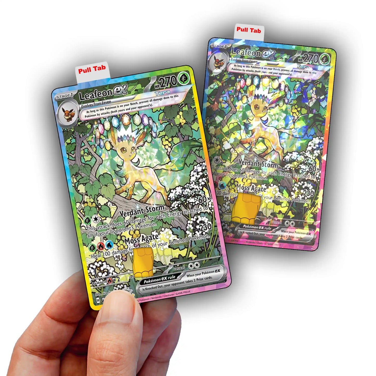 Terastal Leafeon Credit Card Skin