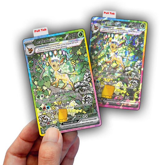 Terastal Leafeon Credit Card Skin