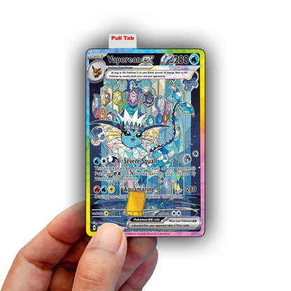 Terastal Vaporeon Credit Card Skin