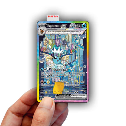 Terastal Vaporeon Credit Card Skin