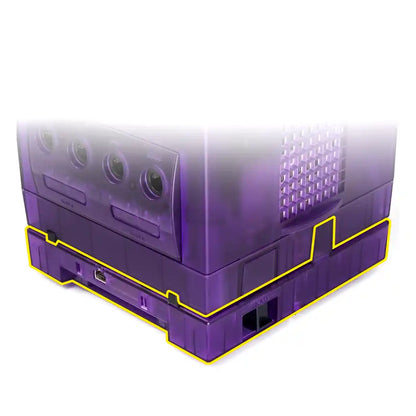 Nintendo GameCube Game Boy Player Shell Replacement Transparent Purple - GBA