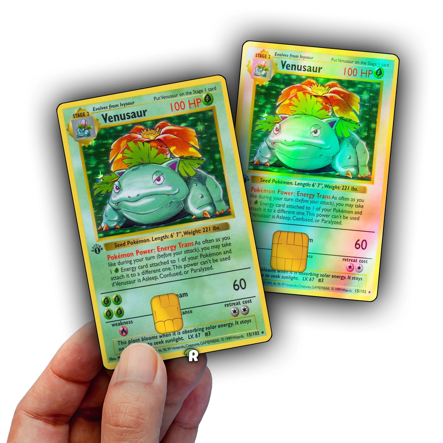 Venusaur Base Set Credit Card Skin