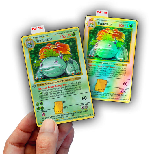 Venusaur Base Set Credit Card Skin