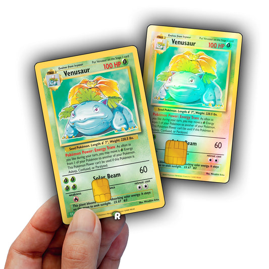 Venusaur Credit Card Skin