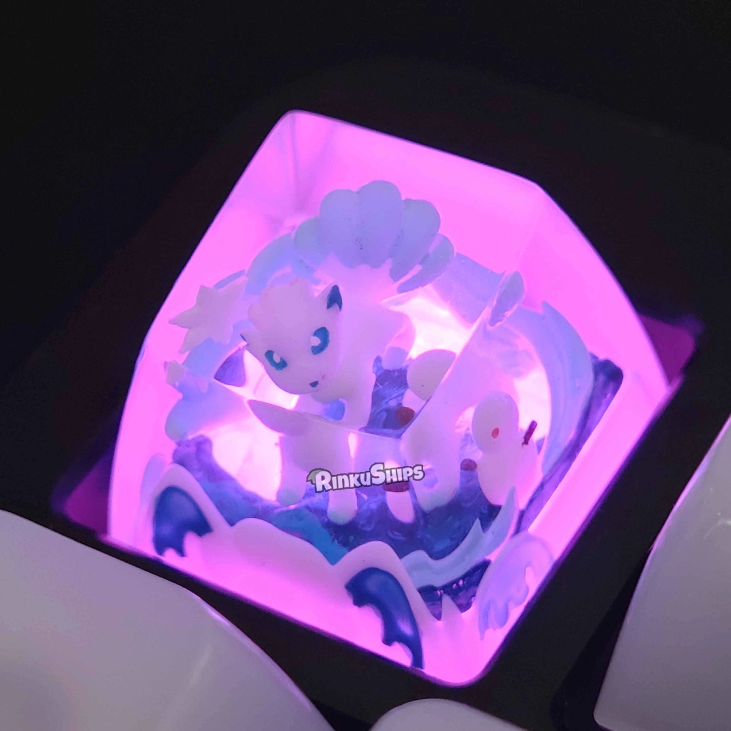 Vulpix Alolan Blue Keycap