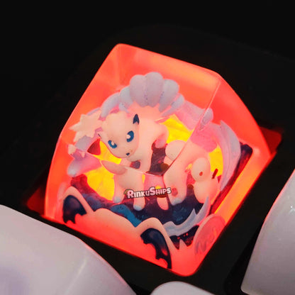 Vulpix Alolan Blue Keycap