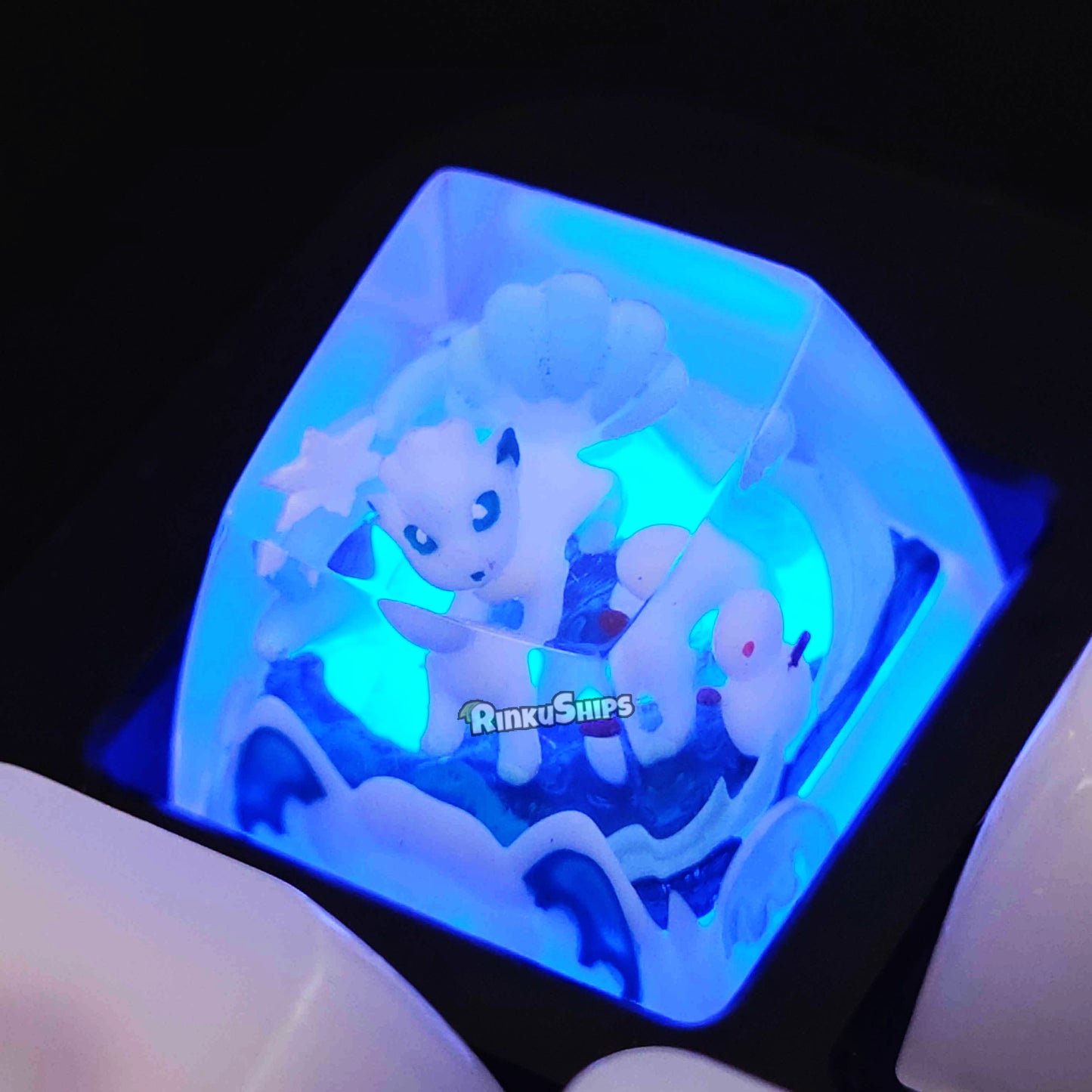 Vulpix Alolan Blue Keycap