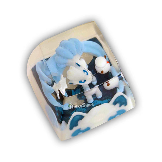 Vulpix Alolan Blue Keycap